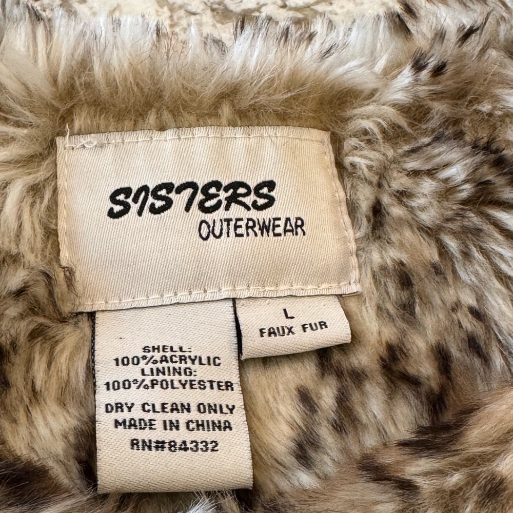 Leopard Print Teddy Jacket - image 7